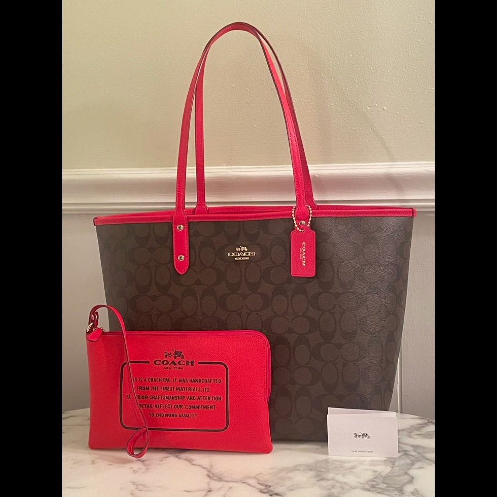 Coach reversible Tote